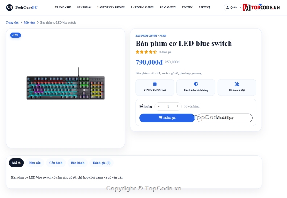 website bán máy tính,bán website,web máy tính